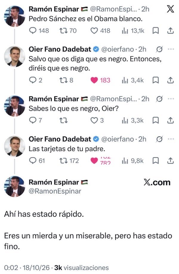 PsXtWoCbmgR0dZV's tweet photo. @mejoreszasca @oierfano @RamonEspinar Seguro que te ha bloqueado 🤣😂
Qué hostion!!😅
Para mierda y miserable su padre, que fue CONDENADO por lo de las tarjetas black https://t.co/naSqOEFdP3