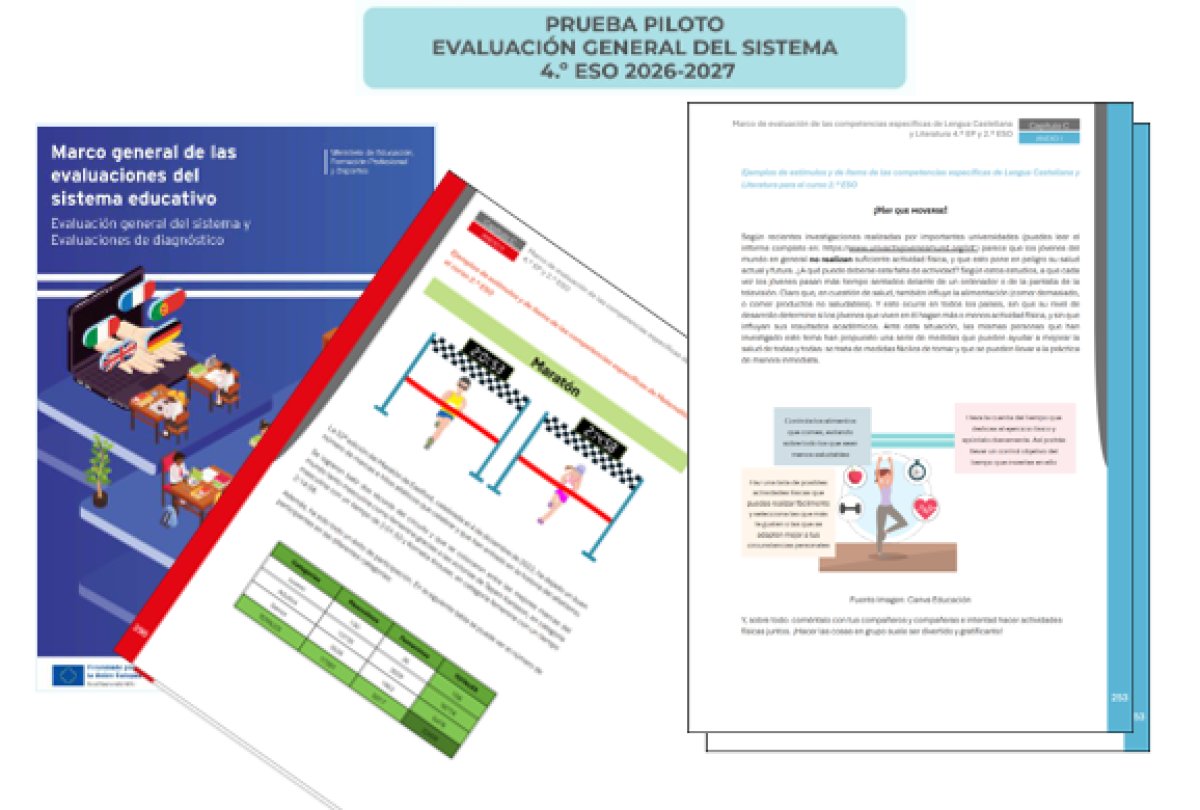 educaINEE's tweet photo. En el Marco general de las evaluaciones del sistema educativo encontrarás # ejemplos de pruebas de evaluación #LOMLOE de la competencia clave STEM y Comunicación Lingüística de ESO. Puedes consultar el marco en 👉🏾 https://t.co/RyQt2bciwN #pruebasevaluación https://t.co/acsQDMG2zH