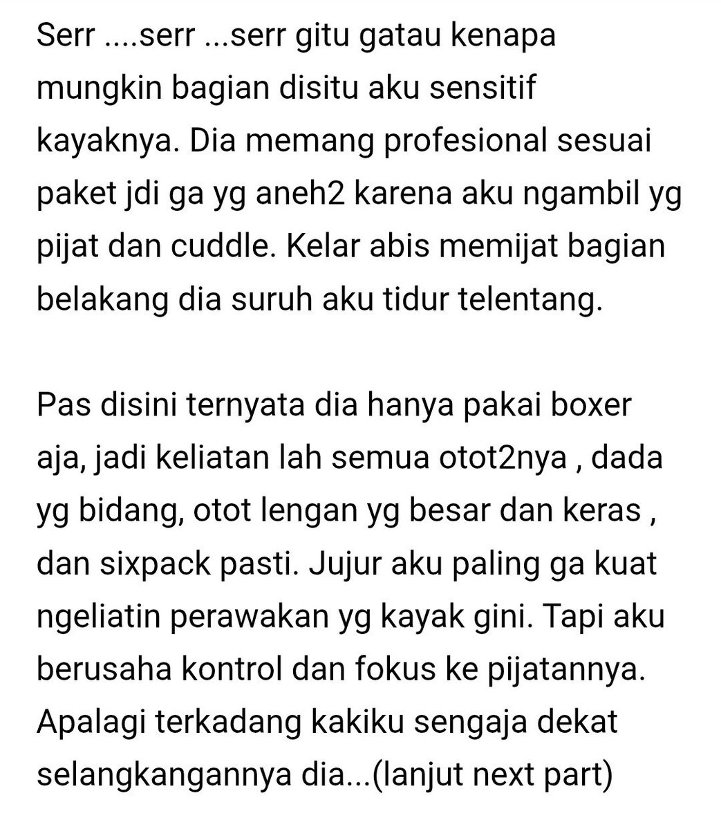 shadoww138's tweet photo. [REVIEW PIJAT CUDDLE MAS JAWA MUSCLE]
Rate: ⭐⭐⭐⭐(4.5/5)
Pijatan enak dan muscle

Bisa incall or outcall dan bisa request mau apa, daerah Jakarta Timur. Dia biseks dan muscle, so yg suka muscle pasti suka. 

Happy hunting gays. https://t.co/SIlFwieOqQ