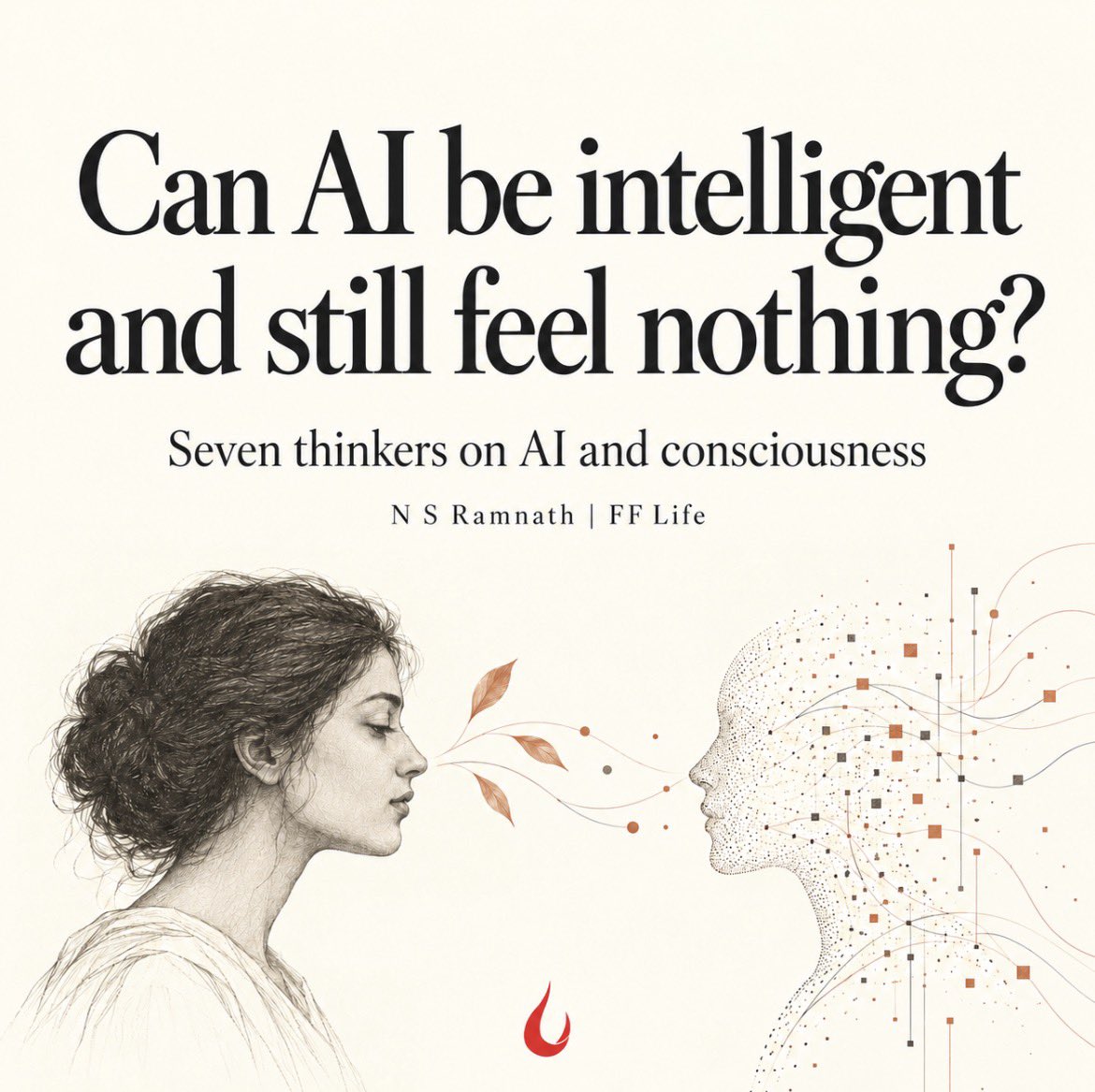 IndrajitGupta's tweet photo. Can AI be intelligent and still feel nothing?

My colleague @rmnth’s weekend special for @FoundingF provides a useful way into this question: seven thinkers who disagree about what consciousness is—and what it would take for a machine to have it.

A short thread 🧵 https://t.co/mWmEyehvIX