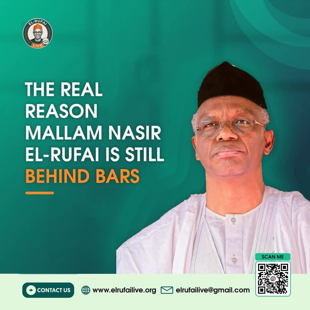ModibboSanusi's tweet photo. The Real Reason Mallam Nasir El-Rufai Is Still Behind Bars

Months in custody. No conviction. And still, no trial date that inspires confidence.

Strip away the legal language and a simple question remains: if the case against Mallam Nasir El-Rufai were as strong as claimed, why does it keep dragging on? Strong cases get tested in court, not left to gather dust in a cell. This looks less like a prosecution and more like a holding pattern, and holding patterns exist to serve those who benefit from the delay.

Consider what his freedom would mean. A free El-Rufai walks back into public life, and the comparisons begin on their own. People remember Kaduna under his leadership: bold reforms, infrastructure that moved, decisions made and delivered. Then they look at today. Roads in decline. Communities living under the shadow of insecurity. Families squeezed by prices that rise faster than hope. For any government struggling to show results, that contrast is not just uncomfortable. It is dangerous.

That is why silence is so valuable to them. Mallam is one of the few figures with the record, the credibility, and the sheer presence to expose the distance between what was delivered then and what is being delivered now. Remove him from the conversation, and the comparison goes quiet.

2027 is closing in, and everyone knows it. A free Mallam would not simply speak. He would organise, mobilise, and remind a restless public what a standard of performance actually looks like. For those who dread that, custody does the work for them: stretch the trial, tighten the conditions, and wait for memory to fade.

But memory is stubborn, and Nigerians are paying attention.

Kaduna is watching. The country is watching. They see a man who has not been found guilty, held in conditions that look more like containment than justice. Until a court rules otherwise, the presumption of innocence is not a favour to be granted or withheld. It is his right, and it is the foundation on which every citizen's freedom stands. If it can be set aside for one man, it can be set aside for any of us.

The longer this continues, the plainer the truth becomes. What they fear is not the law. It is the ballot box, and the record Mallam still carries.

The Movement is Rising.