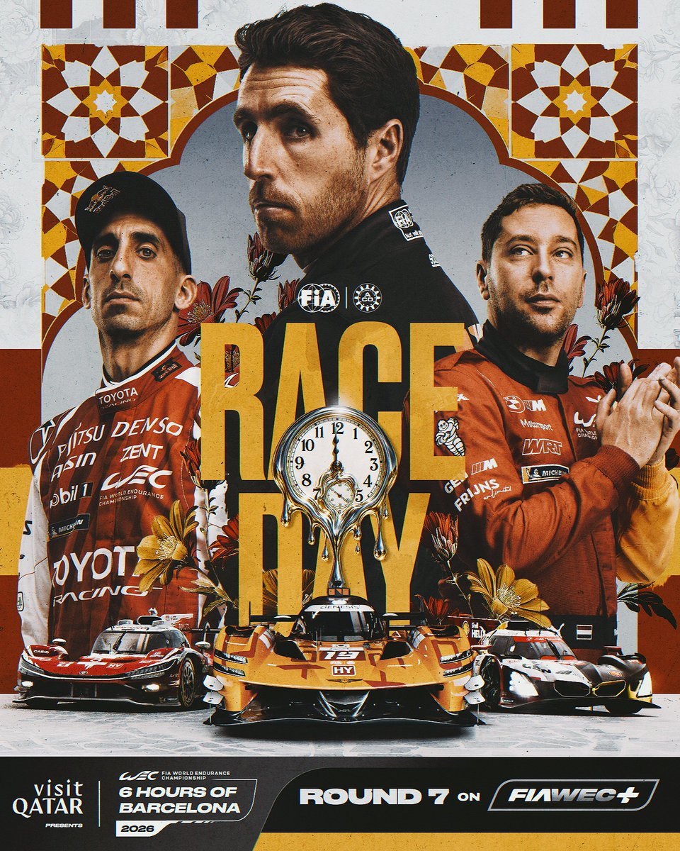 Circuitcat_es's tweet photo. Y por primera vez también podemos decir que es... 

#WEC ℝ𝔸ℂ𝔼 𝔻𝔸𝕐 🙌
🤗 @FIAWEC

#6HBarcelona 
ℹ️🎟 https://t.co/245eJVuluj https://t.co/yyyN3TK5JP