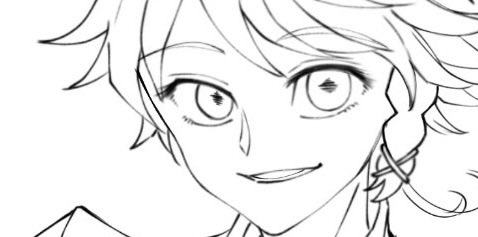 amat0u__dayo's tweet photo. 好みのエマのお顔が描けたと思うので途中だけど一旦共有（後で消すと思う） https://t.co/ukJ0Izp4mv