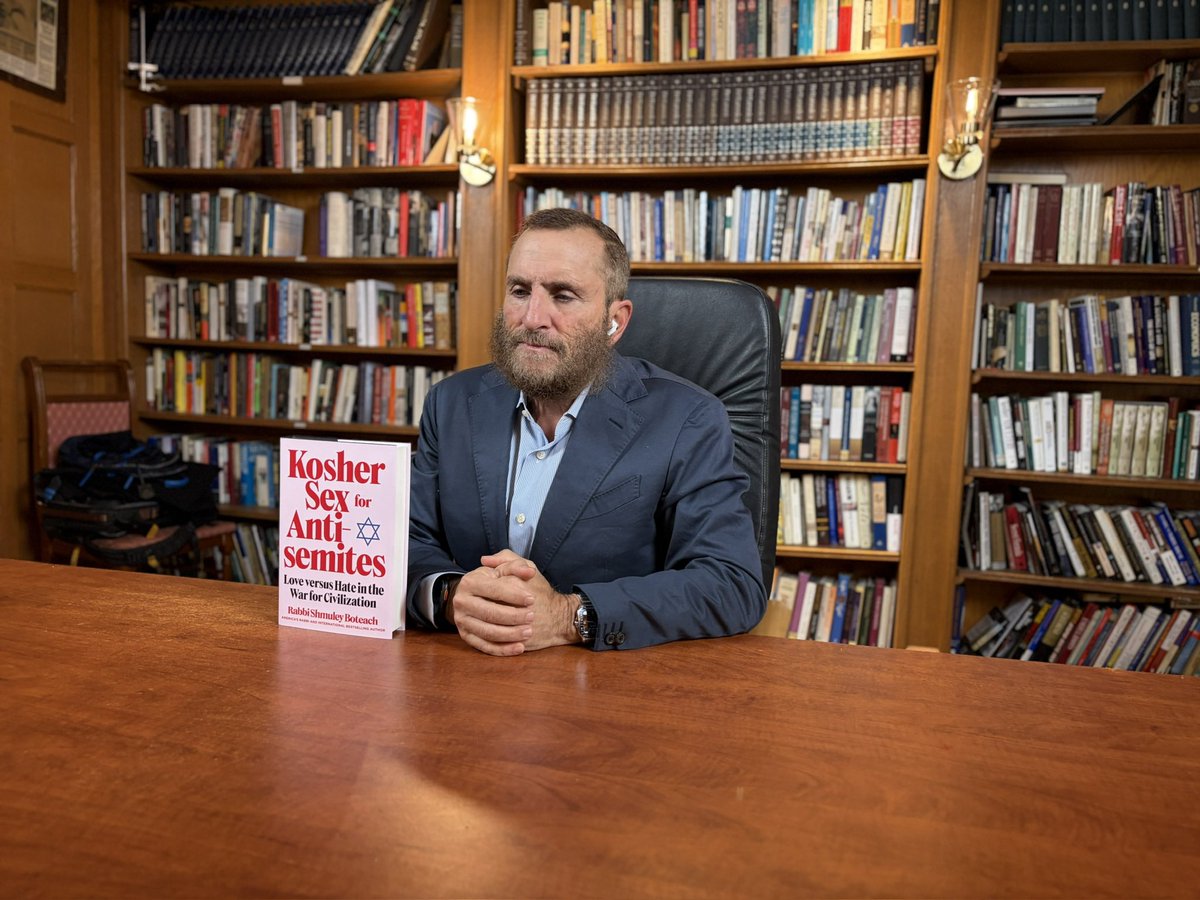 RabbiShmuley's tweet photo. National television tour for my new book, “kosher sex for anti-Semites” https://t.co/ylFBzoeXAw