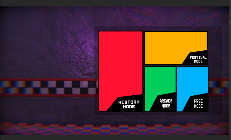 TheNow100's tweet photo. As a designer, one also has to design every interface; here are some IDEAS these aren't the final results!
Whoa, a spoiler for the game modes? Oh, wait not all of them are there... thank goodness! XD

#fapnightsatfrennis #fexa #fazclaire #frenni #fnia #frennifazclaire #bonfie https://t.co/nf2DEtLFv8