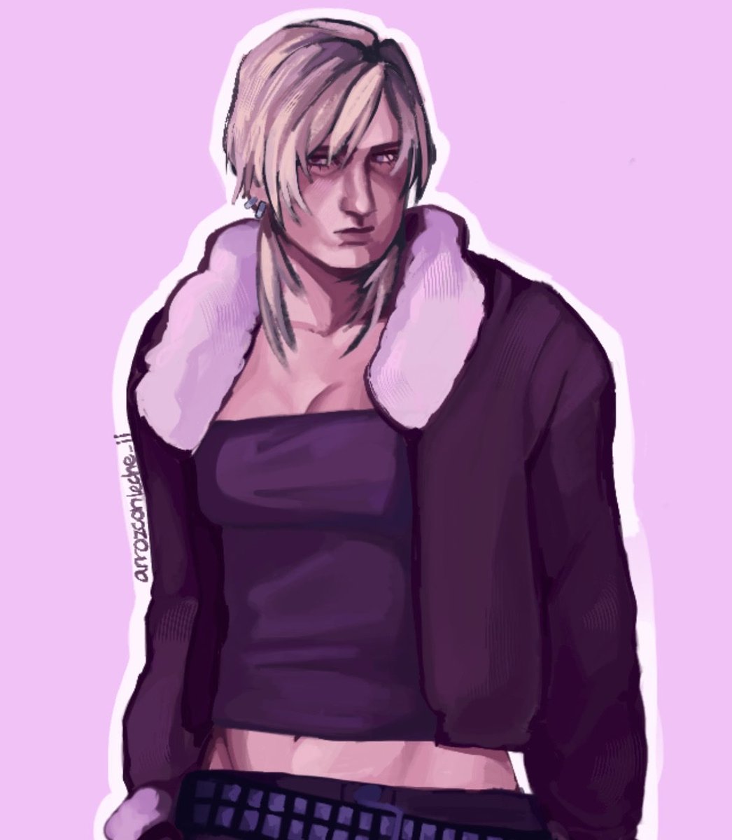 eve_n_bee's tweet photo. hello all. pls take my fem leon kennedy and bryeon yuri 🩷 #ResidentEvil https://t.co/q7ZZyfIEbs