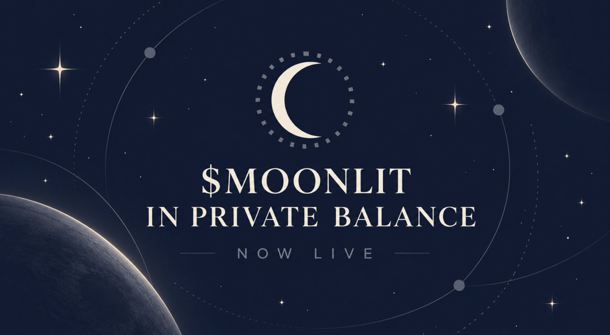 moonlitapp's tweet photo. $MOONLIT now lives in your private balance. 🌙

You can hold $MOONLIT alongside USDG in one-time stealth addresses, separate from your main wallet.

Your token balance, USD value, and price are now visible across Moonlit's Home and Portfolio.

https://t.co/0evF4GCWbL https://t.co/HJEPTzW7Ls
