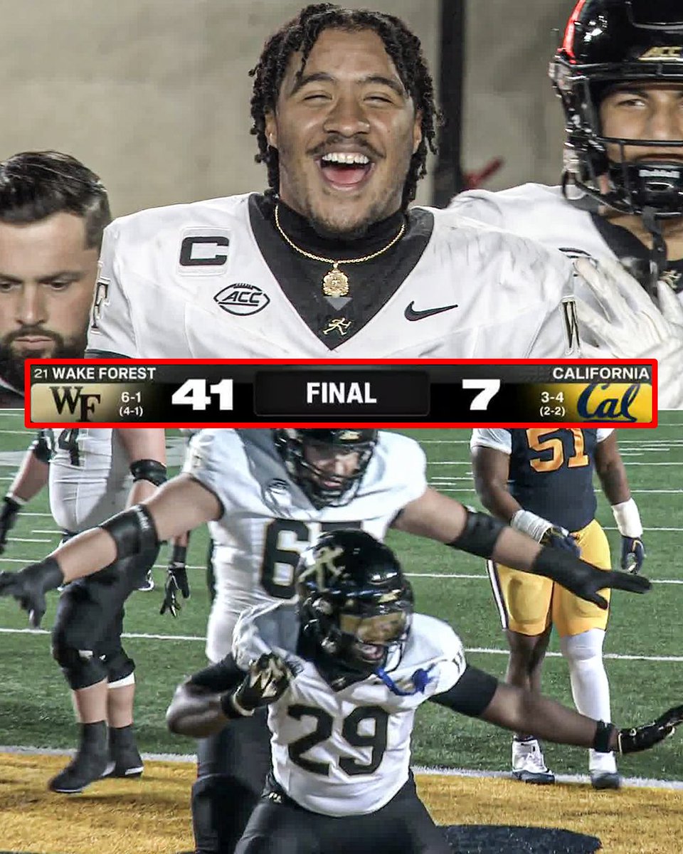 accnetwork's tweet photo. DEACS AFTER DARK 🎩 @WakeFB https://t.co/VoSd4CpiRx