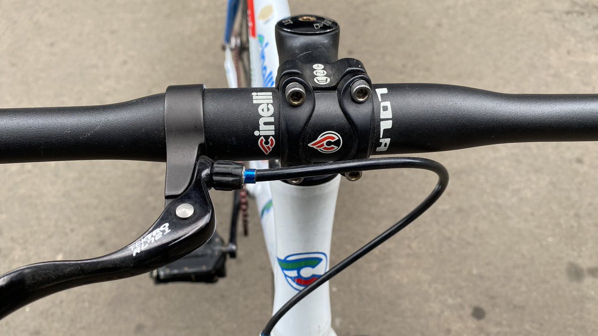 tricksulappp's tweet photo. Cinelli Vigorelli 2011 size 54 #fnfjb 
price @ alt

Dropbar Cinelli Lola
Stem Cinelli Ant
Seatpost Cinelli Vai
Saddle San Marco Team Concor
Crank Sugino Messenger 46t 130mm
Pedal Atomlab
Pedal strap Hold Fast
Rims Velocity b43
⛔️ baret/kotor dan dent (last pic)
📍Depok
dm me😊 https://t.co/7cR4CHGtrk