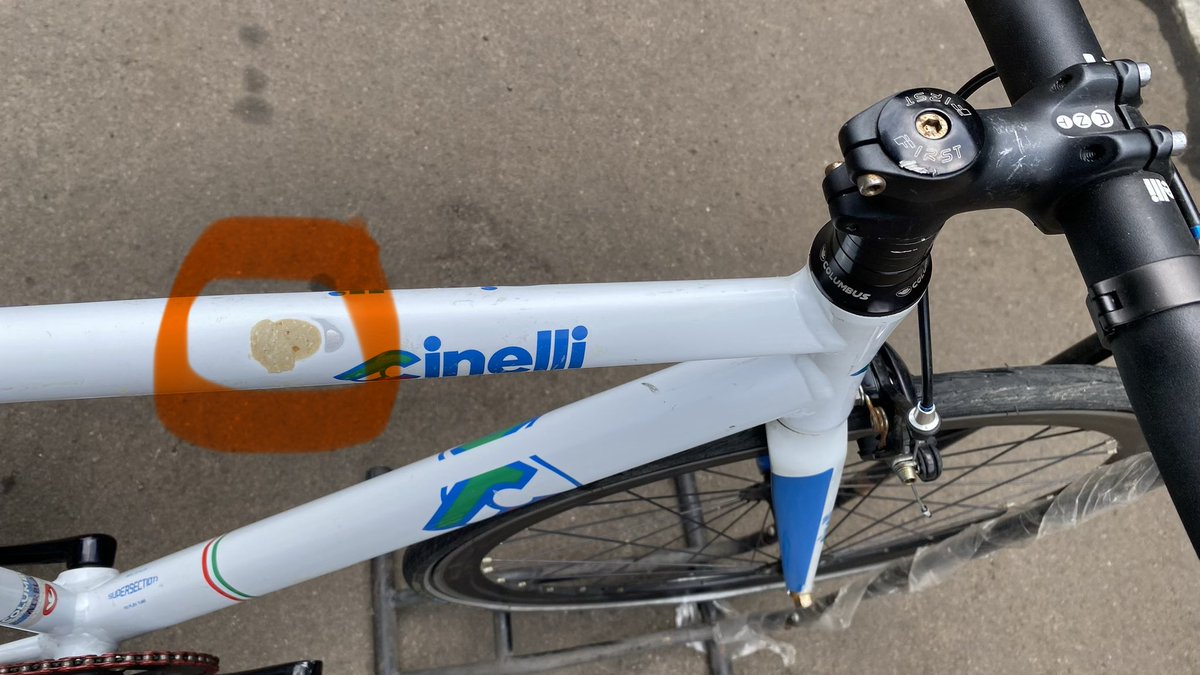 tricksulappp's tweet photo. Cinelli Vigorelli 2011 size 54 #fnfjb 
price @ alt

Dropbar Cinelli Lola
Stem Cinelli Ant
Seatpost Cinelli Vai
Saddle San Marco Team Concor
Crank Sugino Messenger 46t 130mm
Pedal Atomlab
Pedal strap Hold Fast
Rims Velocity b43
⛔️ baret/kotor dan dent (last pic)
📍Depok
dm me😊 https://t.co/7cR4CHGtrk