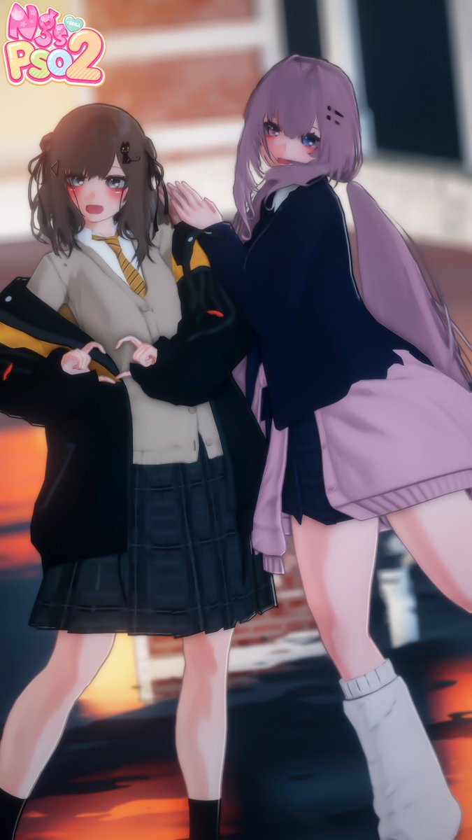 karana_pso2's tweet photo. 六人目は梨華さん！
ピンクの髪色もすごく似合ってました！\( *´꒳`*)/
やってみたいロビアクがあったけどすっかり忘れててちょっとだけ後悔🤔
#PSO2NGS_S︎S
#ma7ロゴ
#青春制服集会 https://t.co/WVI4Vd6Bxn