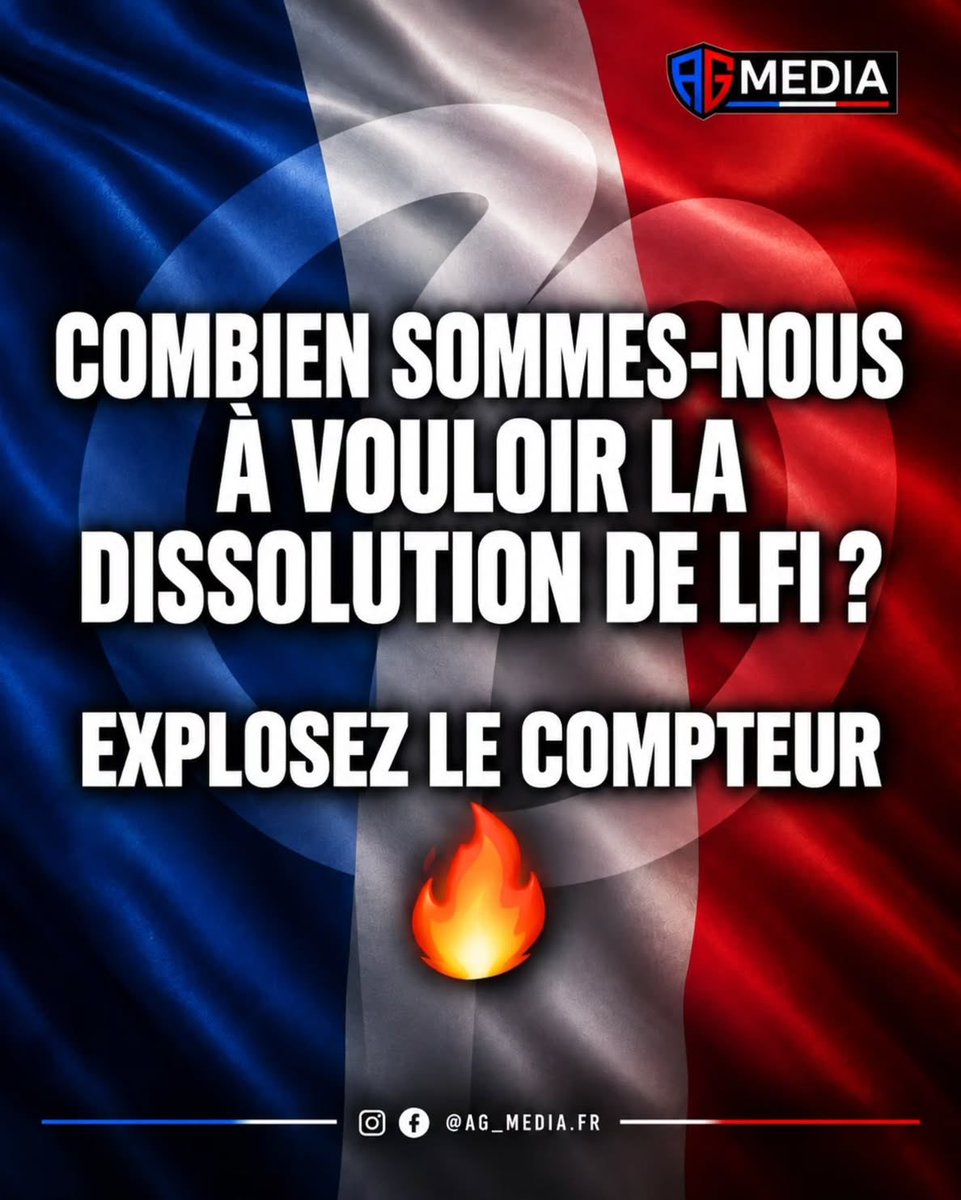 BerbessouLoic's tweet photo. COMBIEN SOMMES-NOUS
A VOULOIR LA
DISSOLUTION DE LFI ?

EXPLOSEZ LE COMPTEUR https://t.co/bVcbBcJXmo