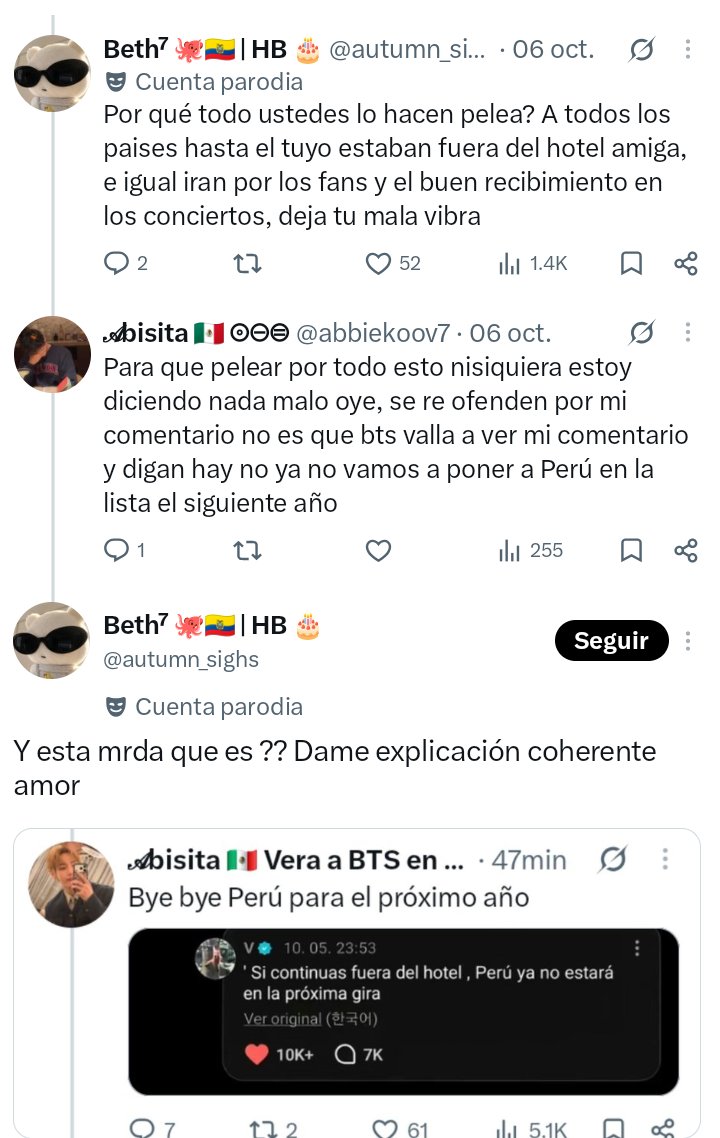 Saoirseyf's tweet photo. Y seguiré haciendo esto x si hay otras peruanas q la siguen https://t.co/2eMuEZiDUo