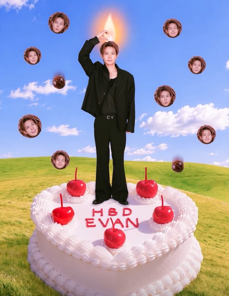 evanfolder's tweet photo. EVAN candle on cake 😭 https://t.co/AaToPSVLwy