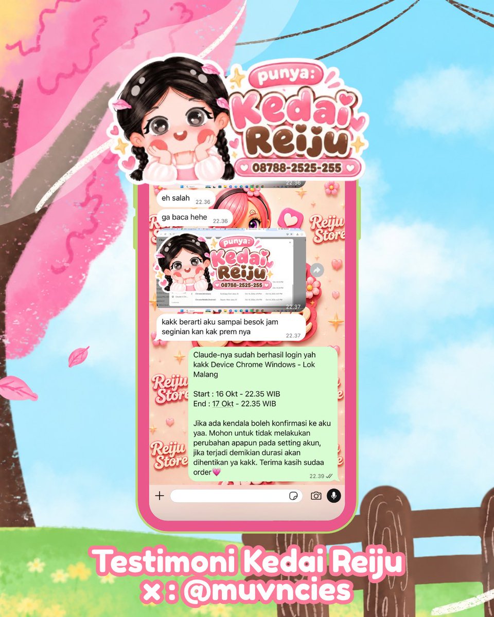 muvncies's tweet photo. Testimoni klodiww yuhuuww — thank u custiee custiee pembaikk🌷💗 https://t.co/02VVRSq4cn