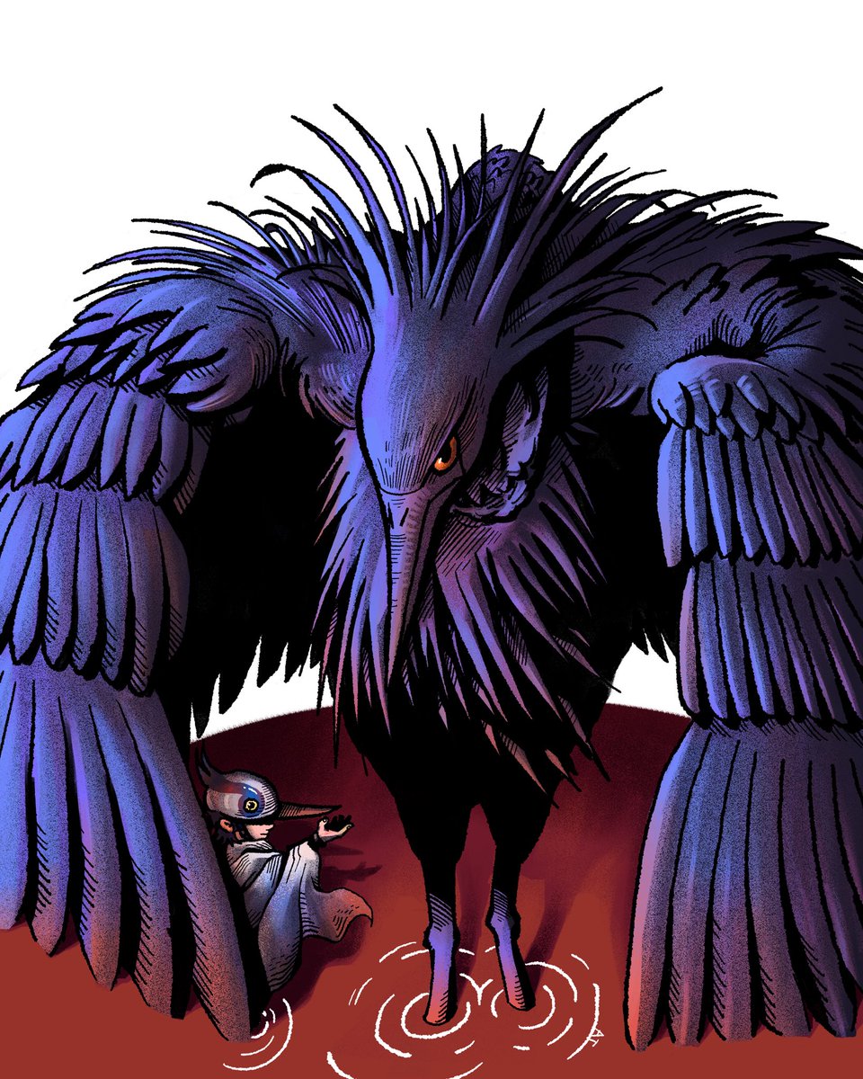 alextranart's tweet photo. Day 5: Me and My Heron #Kawafitober26 https://t.co/oZ5JAPX4wr