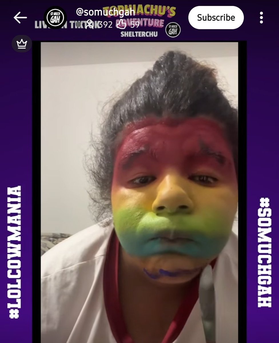 GlamTStallion's tweet photo. In almost 40 years of life I've seen so many things, but putting on makeup with a butter knife is completely new 🙃 #tophiachu https://t.co/i7U6qvWn1Q