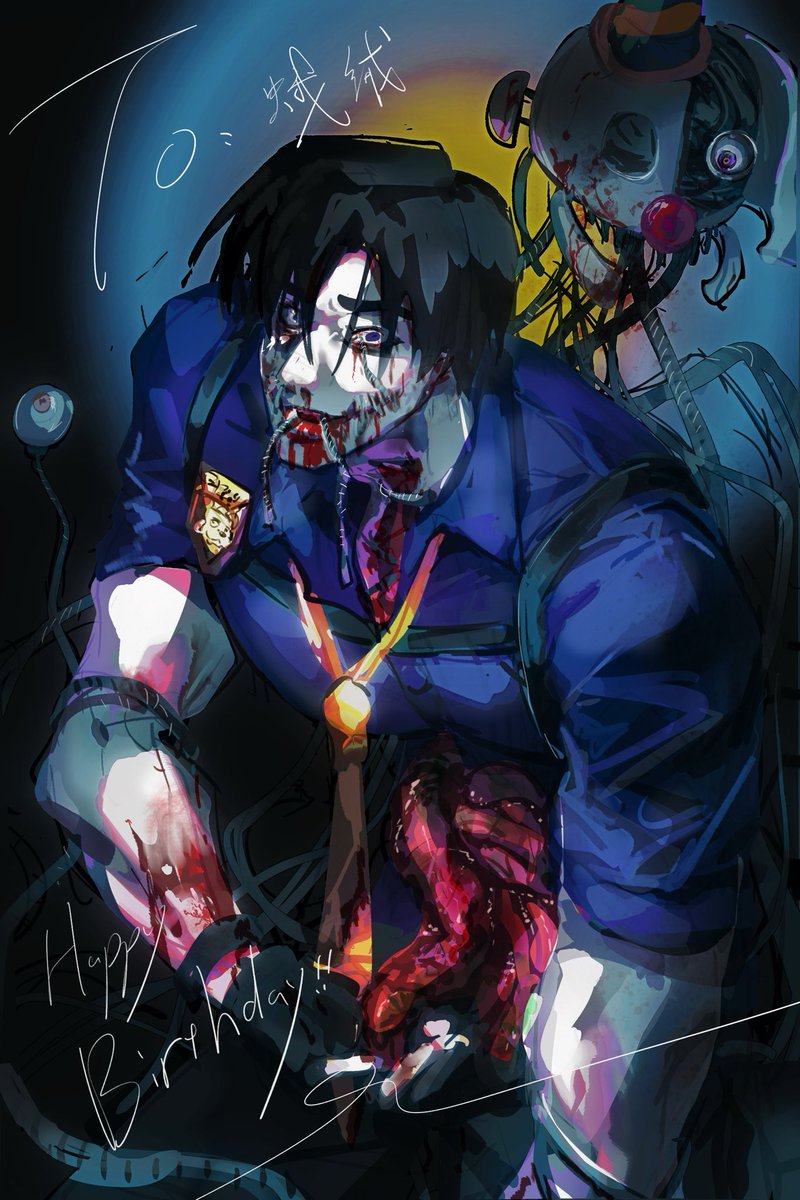 fg_zhui's tweet photo. gift to my friend. not my design
#fnaf #sisterlocation #michaelafton #ennard https://t.co/WlCRh6gFwW