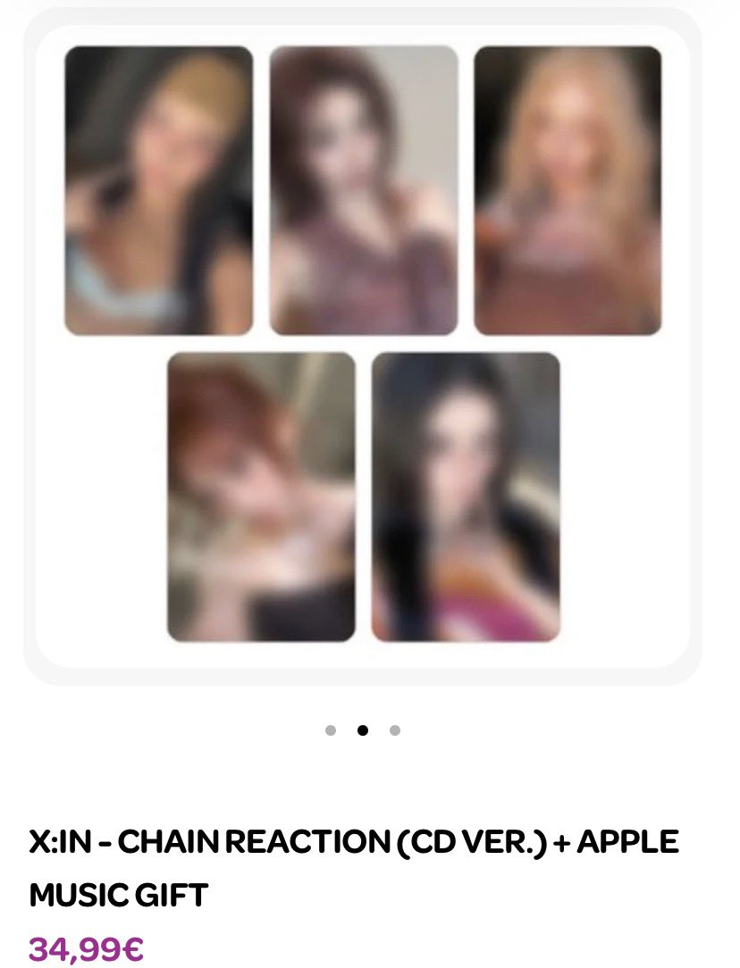 xingermany's tweet photo. 🚨 An alle europäischen READY

Ihr könnt im deutschen K-Pop Store Nolae X:IN‘s erstes Studio Album <Chain Reaction> vorbestellen mit der Apple Music Fotokarte für 34,99 Euro ❗️

🔗 https://t.co/kgesMl7PrN https://t.co/uAxZ3hYiKD