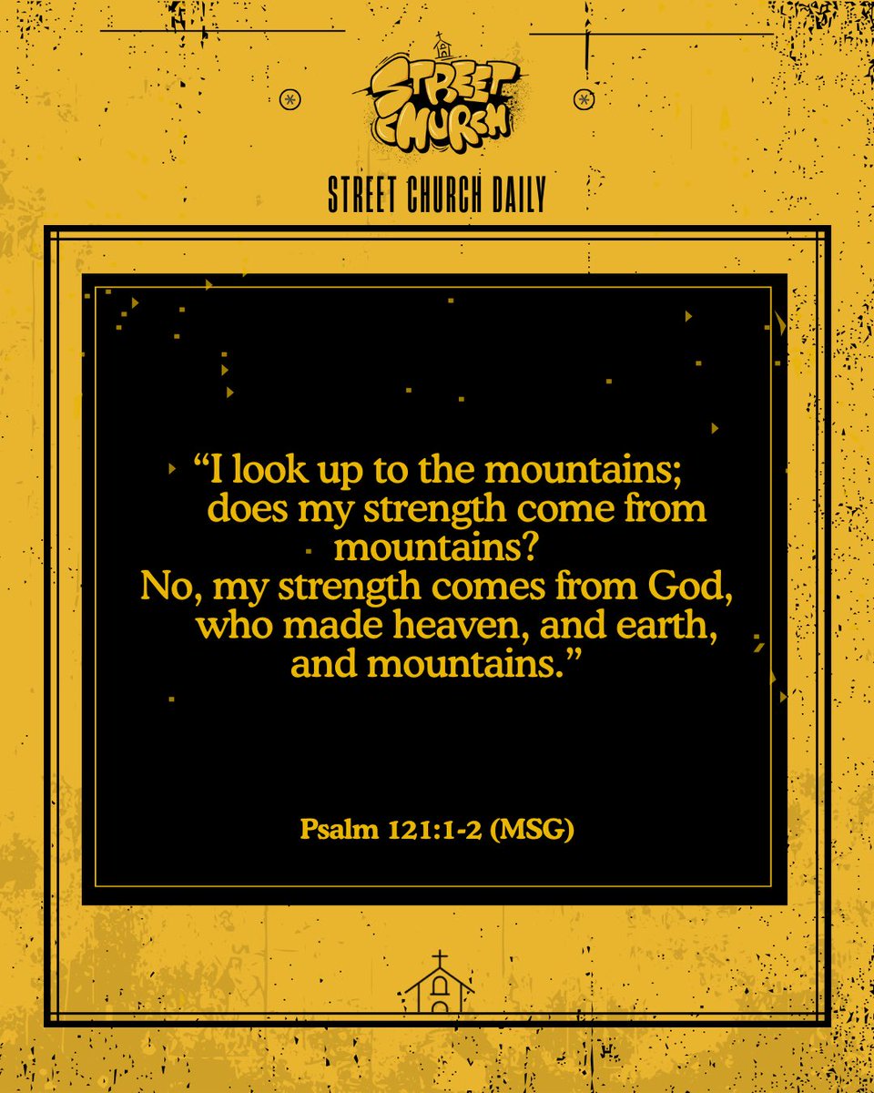 streetchurchh's tweet photo. The strength wey you need to go through life no be for gym or by taking energy drinks u go find am. Na only God fit give you that strength.

I pray that any area of your life where you dey experience weakness, may God give you his strength. Amen 🙏 

Happy Sunday https://t.co/idhH0gSPhf