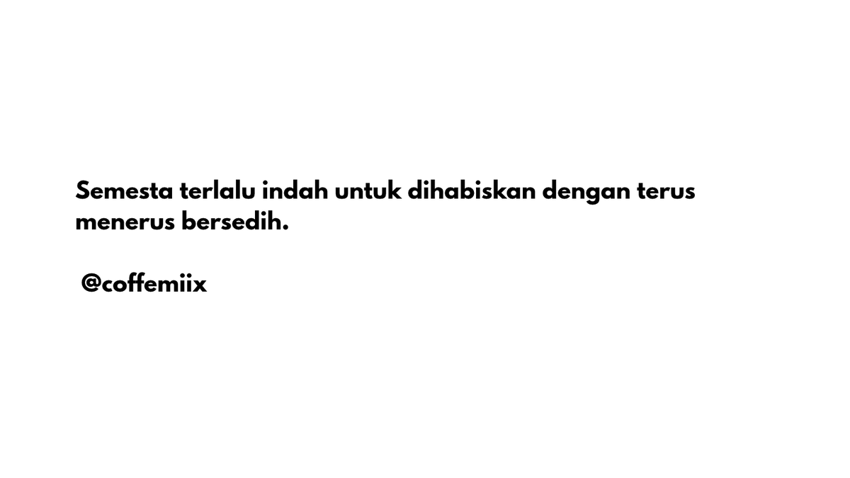 Coffemiix's tweet photo. Kadang, yang kita butuhkan bukan liburan mewah atau pergi jauh ke luar negeri, tetapi sekadar menjauh sebentar dari rutinitas yang melelahkan. Menikmati udara segar, melihat pemandangan indah, mendengar suara alam, dan berjalan tanpa terburu buru bisa menjadi cara sederhana untuk menyegarkan pikiran. Karena tidak semua lelah bisa disembuhkan dengan tidur, terkadang hati juga butuh diajak jalan jalan.

Healing bukan berarti lari dari masalah, tetapi memberi diri sendiri waktu untuk bernapas dan kembali menemukan ketenangan. Pergilah ke tempat yang membuatmu merasa hidup, nikmati perjalanan tanpa terlalu memikirkan tujuan, dan abadikan momen momen kecil yang membuatmu tersenyum. Tidak harus mahal, tidak harus jauh, yang penting bisa membuat hati lebih tenang dan pikiran lebih ringan. Sebab,kebahagiaan terkadang ditemukan dalam perjalanan sederhana yang tidak pernah kita rencanakan. 

Pada akhirnya, hidup bukan hanya tentang bekerja, mengejar impian, dan memenuhi ekspektasi orang lain. Ada kalanya kita perlu berhenti sejenak, menikmati dunia, dan mengingat bahwa diri sendiri juga pantas mendapatkan kebahagiaan. Jadi, kalau hari ini kamu merasa penat, ambil waktu untuk jalan jalan, nikmati keindahan alam, dan biarkan pikiranmu beristirahat. “Pergi sebentar untuk menenangkan pikiran, pulang membawa cerita, bukan sekadar foto, tetapi juga hati yang lebih bahagia.”