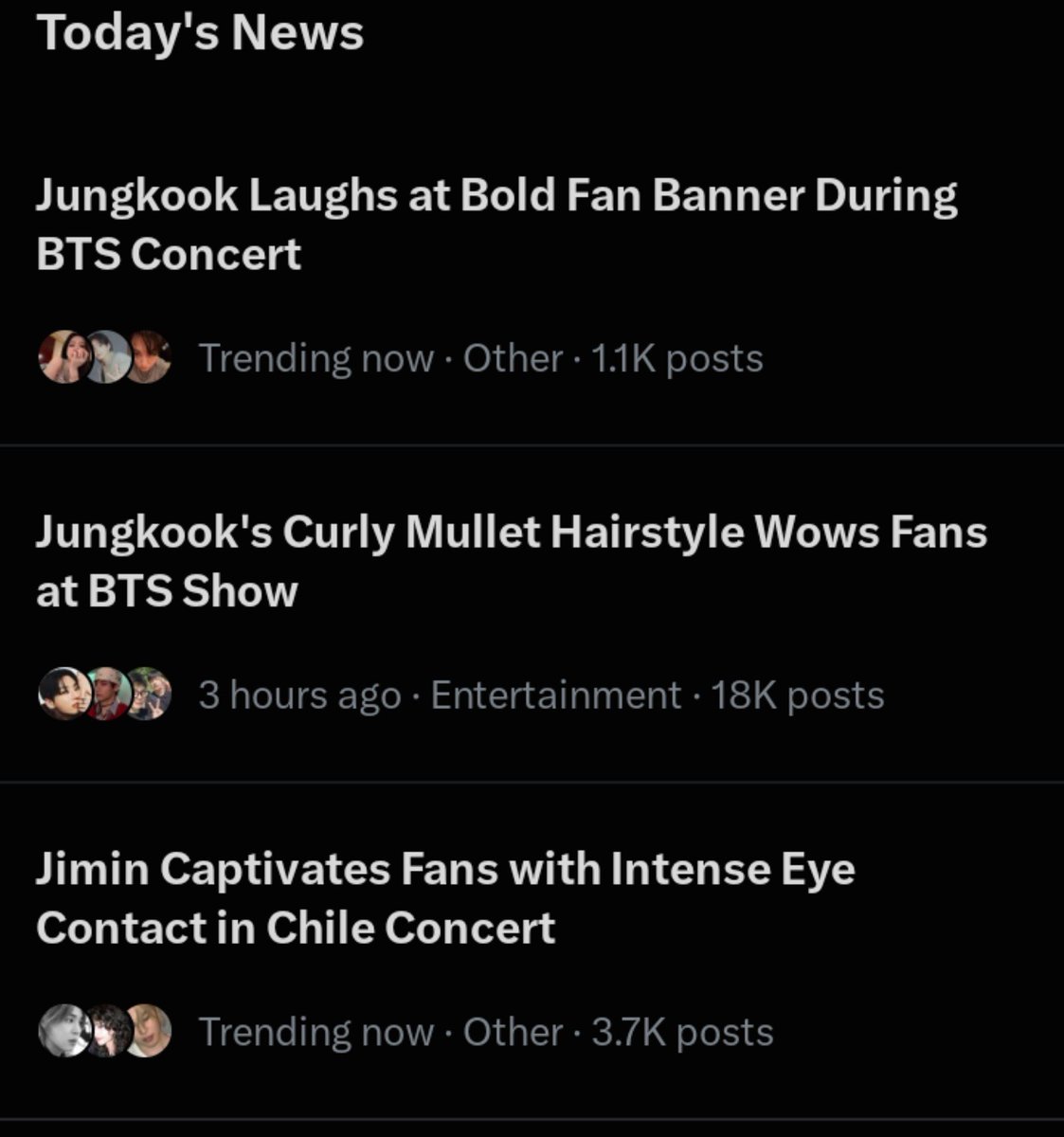 kooittyyz's tweet photo. Today's news and it's Jungkook and Jimin as always trending for their iconic impact in the group and their individual talent meanwhile there's one incel that can only trend only when his name is attached to Jungkook😭 https://t.co/JqHQS98CdU