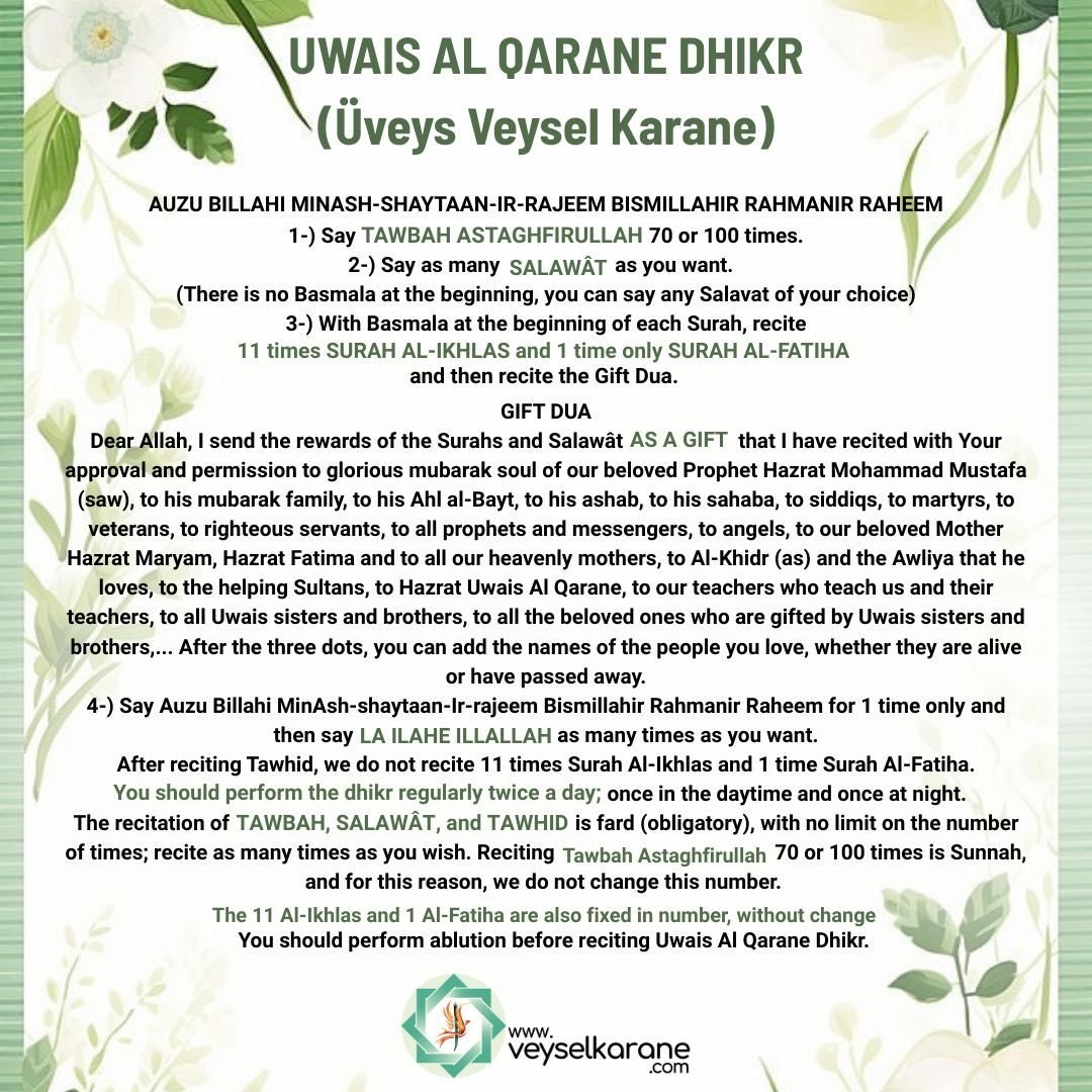 marifettyolu's tweet photo. @Juneaudave2005 Allah says in a sacred hadith: Whoever says La ilaha illallah seeks refuge in Divine protection.

Come and discover the Uwais Al Qarane Dhkir. Enter into Allah’s protection, and experience that hearts find peace only in His remembrance.❤️🌹
@LUwaysi https://t.co/7Eugaw3BDt