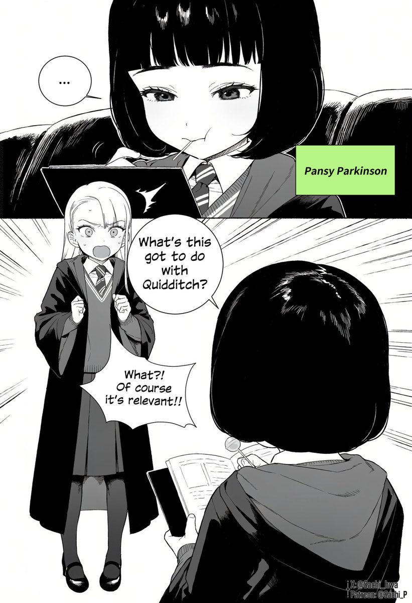 Sachi_Hwa's tweet photo. Maybe she’s studying more than his flying… 
#malfoid #malfoy https://t.co/lCJnDo8HAX