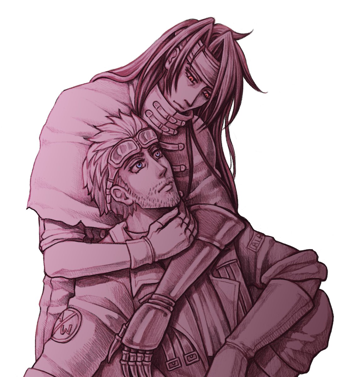 loverofthegazze's tweet photo. #VincentValentine #CidHighwind #CidVin #FF7 https://t.co/LGjXsf68Cs