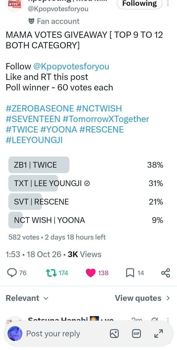 Mo45TxT's tweet photo. @Kpopvotesforyou for #TXT https://t.co/IiRY7EpN6l