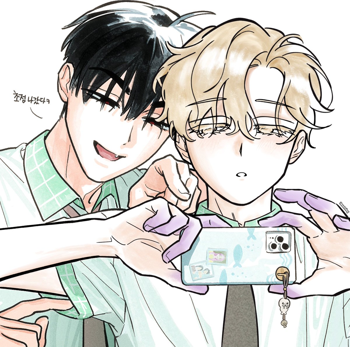 Dxxxrkboy's tweet photo. ¡Por fin lo terminé! Espero que les guste. 💞

#AAHS #ivanluka https://t.co/cox0jBEacN