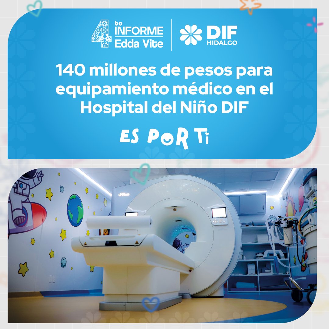 surdehidalgo's tweet photo. Detrás de cada estudio y cada valoración hay una   familia que espera respuestas. 👨‍👩‍👦
    🏥Fortalecer las herramientas del Hospital del Niño DIF Hidalgo   respalda la labor del personal médico y el cuidado de niñas, niños y   adolescentes.
 
    #EsPorTi
    #4InformeEV https://t.co/ihNR0npAXT