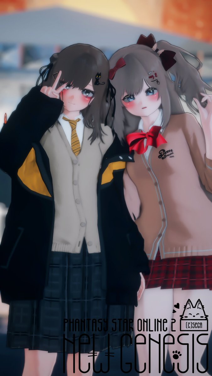 karana_pso2's tweet photo. 十人目はあやぴょんさん！
アクセサリーの使い方が凄く勉強になる😆
ほっぺがもちもちしてそうで可愛かった\( *´꒳`*)/
#PSO2NGS_S︎S
#ma7ロゴ
#青春制服集会 https://t.co/ntqCtJRj2C