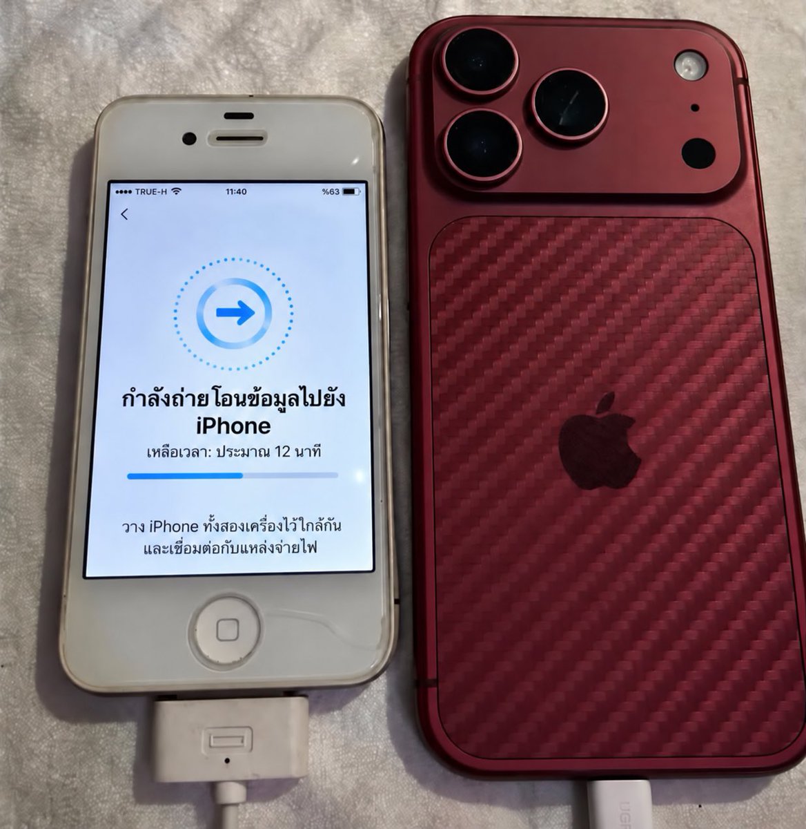 brandnewnox's tweet photo. ผมได้เปลี่ยนเครื่องแล้วครับ 🤗 ขอบคุณ 4s สีขาว 8gb ที่อยู่ด้วยกันมา 15 ปีนะ 🥰 https://t.co/Hs3EXRCA5x