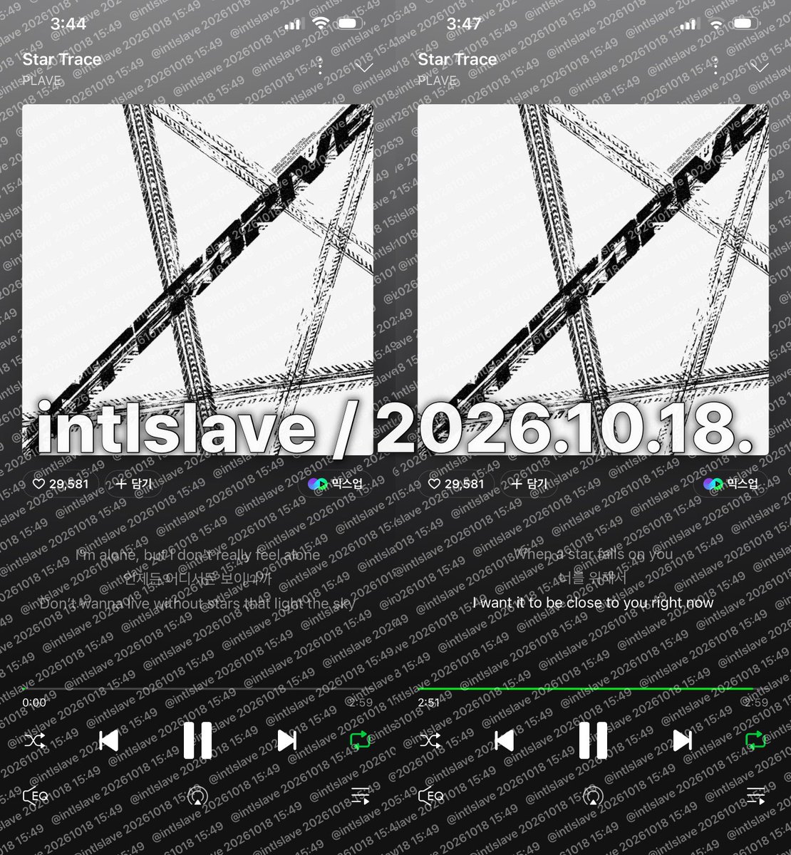 intlslave's tweet photo. 261018

#PLAVE_StarTrace_STREAMING #HYPERDRIVE https://t.co/DDe5d6BFrs