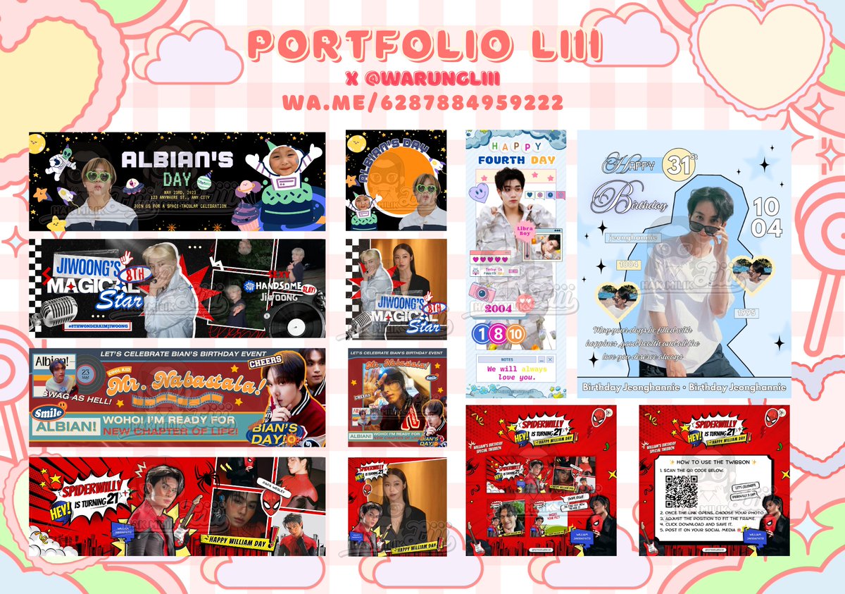 warungliii's tweet photo. @namanybila start 15k aja kaka

portfolio, testi, dan info lainnya udah aku kumpulin lengkap di link ini yaa ✨
🔗 https://t.co/obCYtulh8G

harga bersahabat, bisa pay akhir, dan free revisi.🤩✌🏻 https://t.co/AXMUM5Qrlm