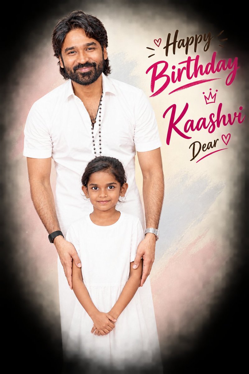 Rah_uL_Dfc's tweet photo. ''A birthday made even more special with my Thalaivan ❤️✨ My daughter’s happiness, my forever love for @dhanushkraja Anna! 🥹❤️‍🔥
Happy Birthday, Kaashvi Dear! 🎂❤️
@dhanushkraja @B_RAJA_ @Dhanush_prabha_  @CovaiDfc https://t.co/zX99GDG1Uc