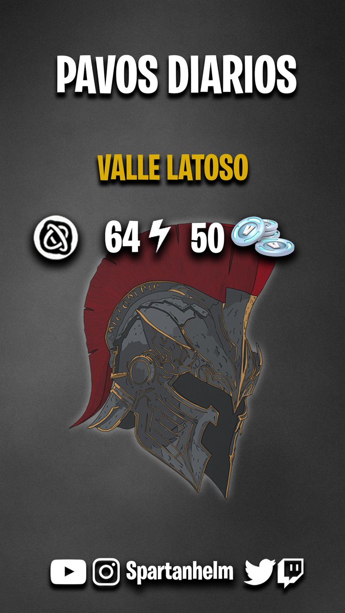 Spartanhelm's tweet photo. 50 pavos (18/10/26). #fortnite #fortnitebr #fortniteog #fortniteleaks #fortniteoverride https://t.co/TwQ0JClVzk