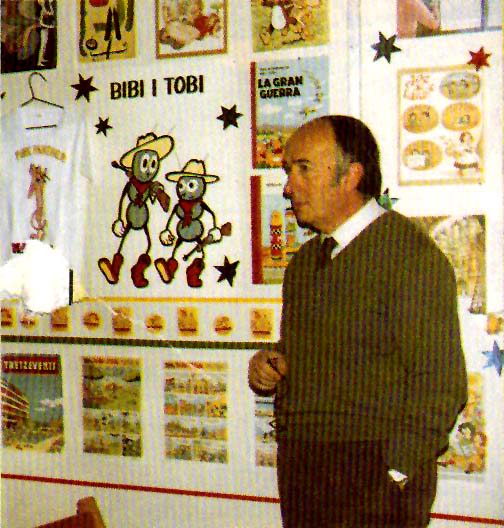 Tuguicomiquer's tweet photo. Tal dia com avui de 1927, va néixer el dibuixant català Miquel Àngel Sayrach. Va morir el 03/10/1993.

Fou director de la revista 'L'Infantil' i creador de 'Bibi i Tobi'.

A L'Illa de Còmic, la informació de la reedició dels dos primers àlbums (Ed. Base): https://t.co/a2ArRPuNoM https://t.co/B2SozQAUB9