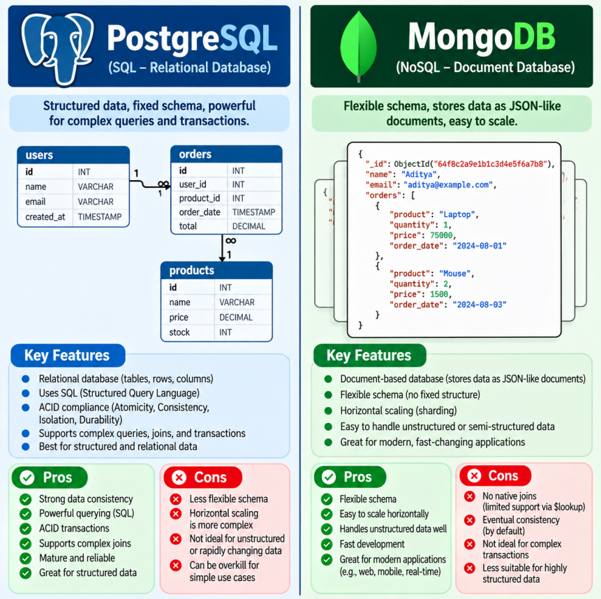 AdityaMeshram00's tweet photo. SQL vs. NoSQL.

If you are starting a brand-new SaaS product today, which database are you choosing as your primary datastore, and why?

#SQL #NoSQL #SoftwareEngineering https://t.co/qT6O8pfZik
