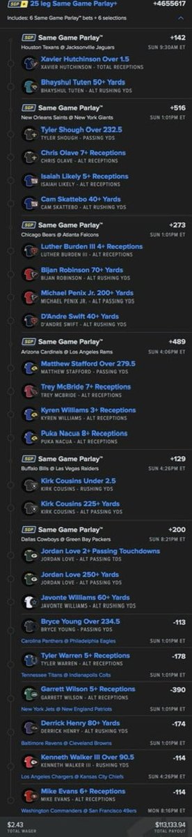 Sloki_Bets_702's tweet photo. See Y’ll at the Bank on Monday.. NFL Mega Slip

@Playbook https://t.co/TuqXIoXGv9