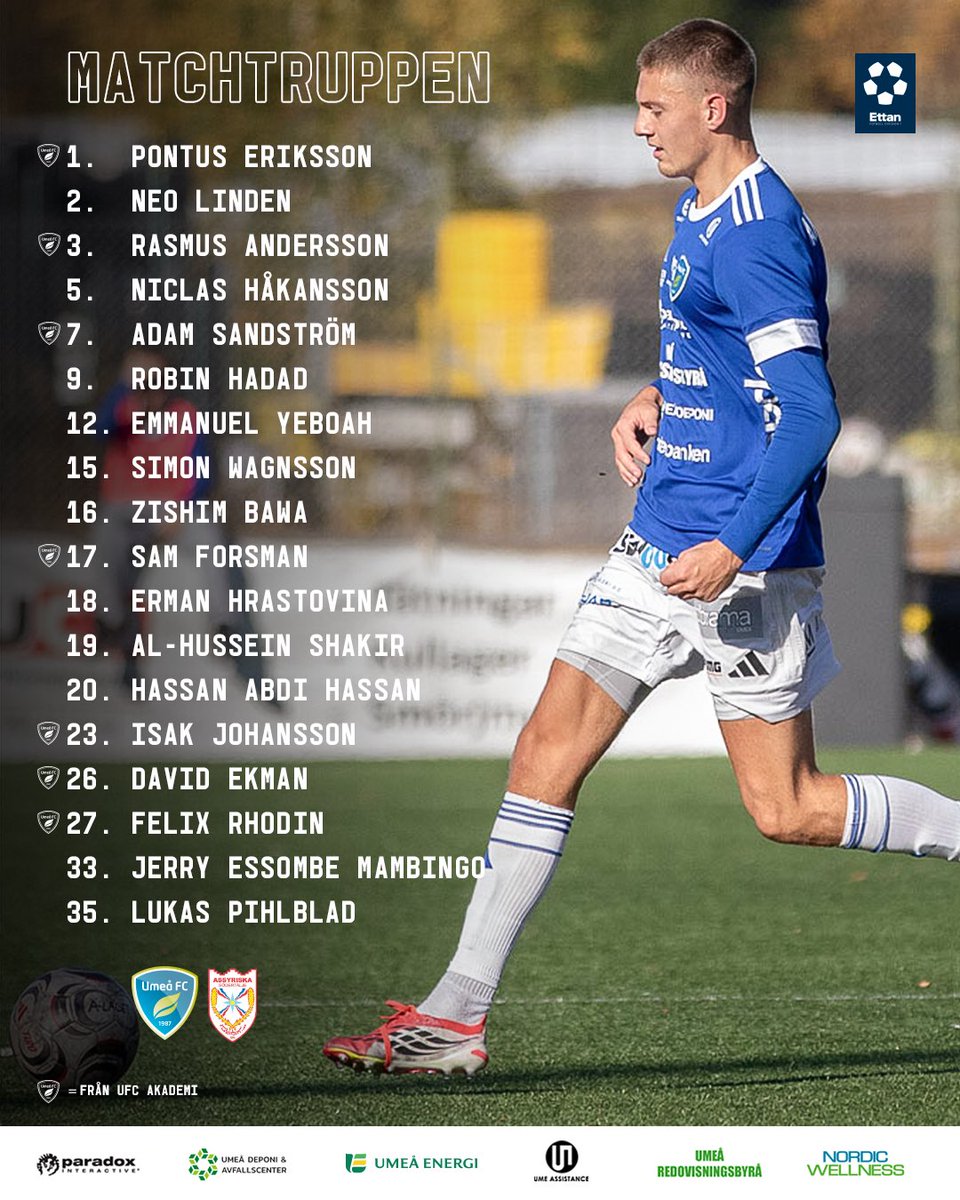 UmeaFC's tweet photo. Vi ses klockan 14.00, Umeå! 💙

Köp dina biljetter på https://t.co/xD9q73sf9S.

#UFCAFF #FörUmeå https://t.co/Fn06xuoUz0