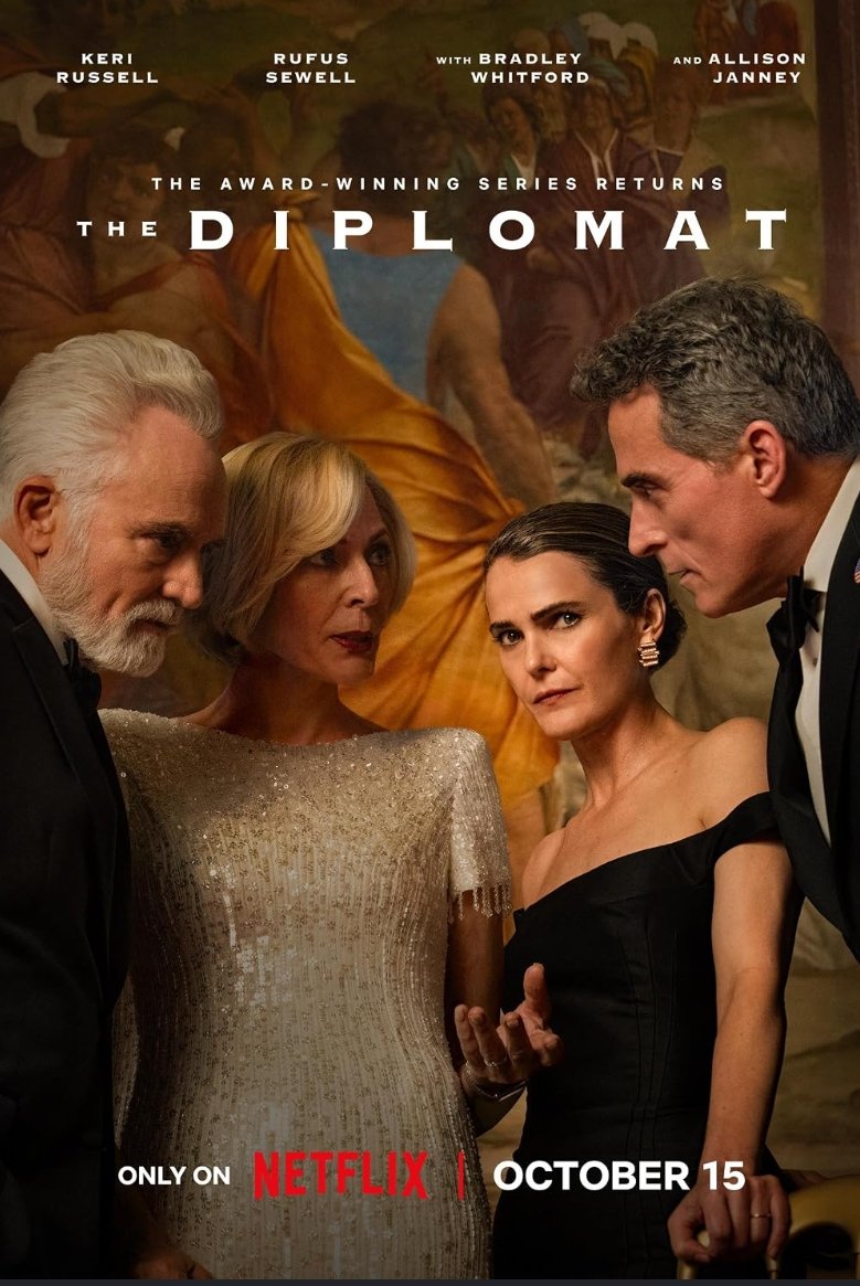 AAKASH2285's tweet photo. Just binged the new season of #TheDiplomat on Netflix and wow... did NOT see that ending coming! 🤯 Brilliant stuff https://t.co/GGp2enraHb