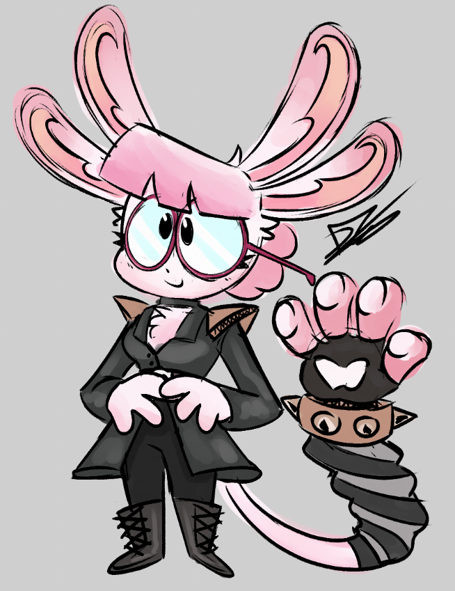 dj_drawer's tweet photo. Finally got around to drawing her. She's so cute!
 #thepinkthing #CAV #CallingAllVillains #zamination https://t.co/VSgRWby0TD
