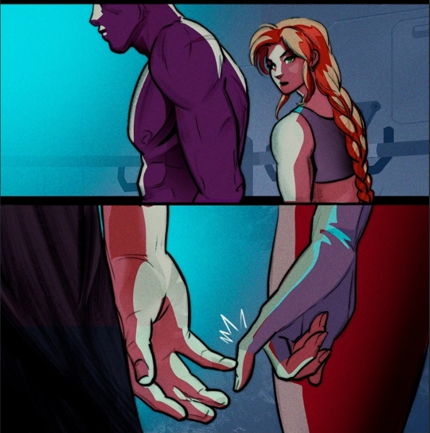 your_hyperfix's tweet photo. the little girl in me cries from this "pinkies" scene🥹 https://t.co/zESM52Zmda