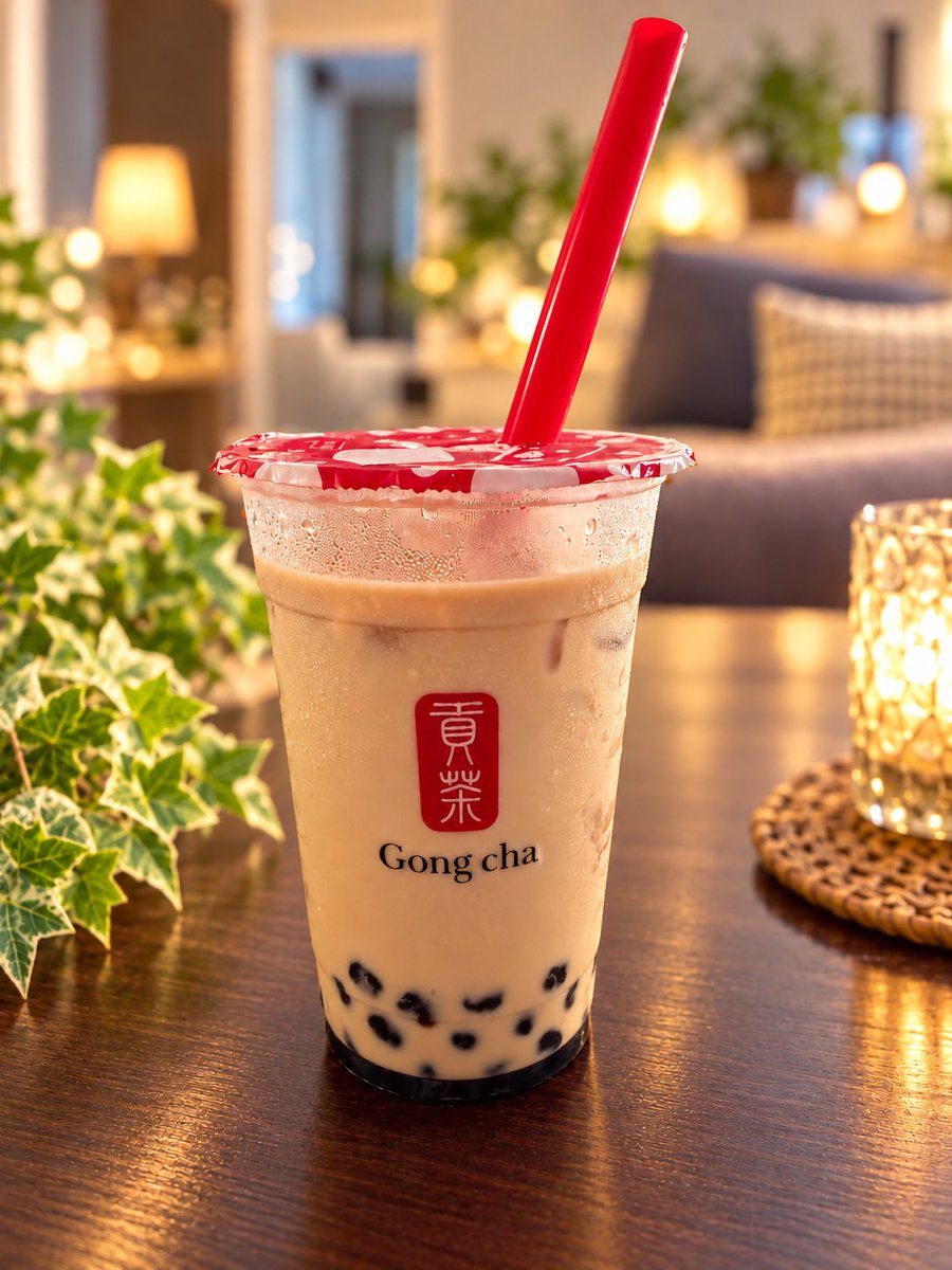 re_non_x's tweet photo. 今日は暑かったのでゴンチャを🥤
久々に飲んだら美味しかった☺️
黒糖アイスミルクティー✨

#ゴンチャ https://t.co/PVIWHasvJR