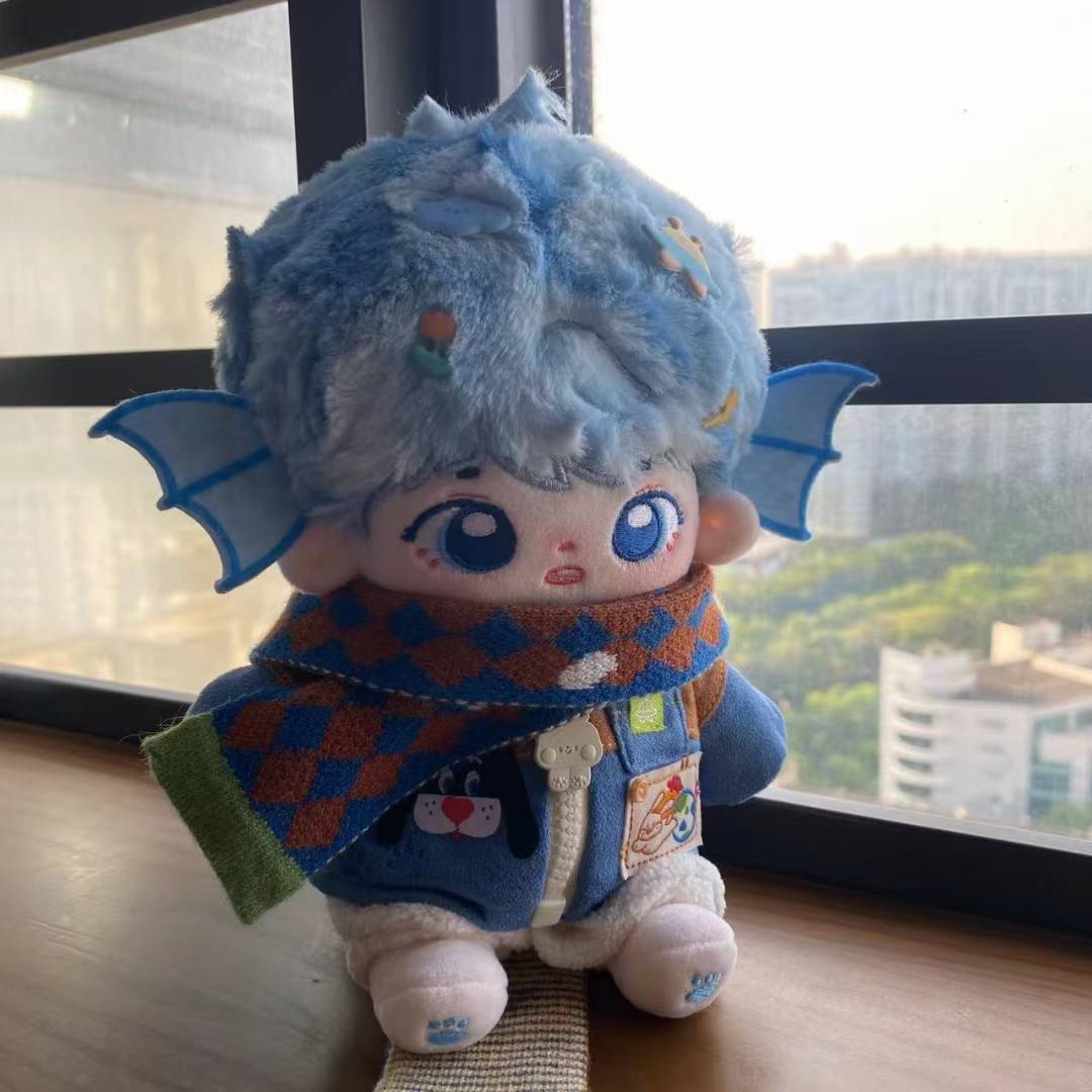 HengZeToys's tweet photo. This little blue cutie is here ✨
Custom cotton doll with fuzzy hair and tiny bat wings.
Bring your OC to life, we can make your original character into a plush doll!
#20cmdoll #customplush #softtoy #plushdoll #fandommerch #cutecore #hengzetoys https://t.co/LMGdPlB0TX