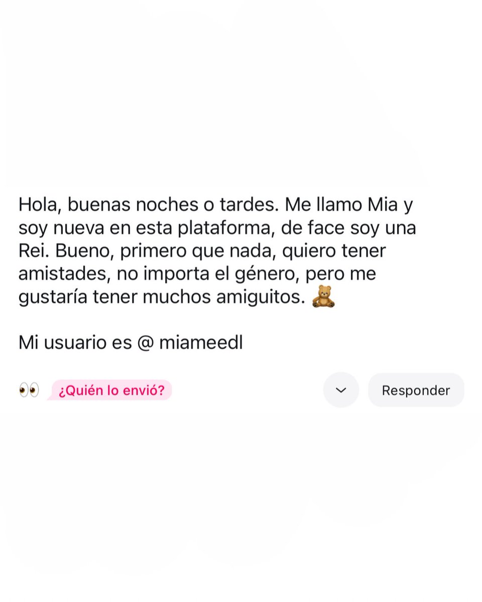 Dreamcorefk's tweet photo. 🌷: Mia (@Miameedl) es nuevita en esta plataforma y busca amistades sin importar el género, ella solo quiere tener muchísimos amiguitos. 🥺🤲🏻 https://t.co/olZJq62wJe