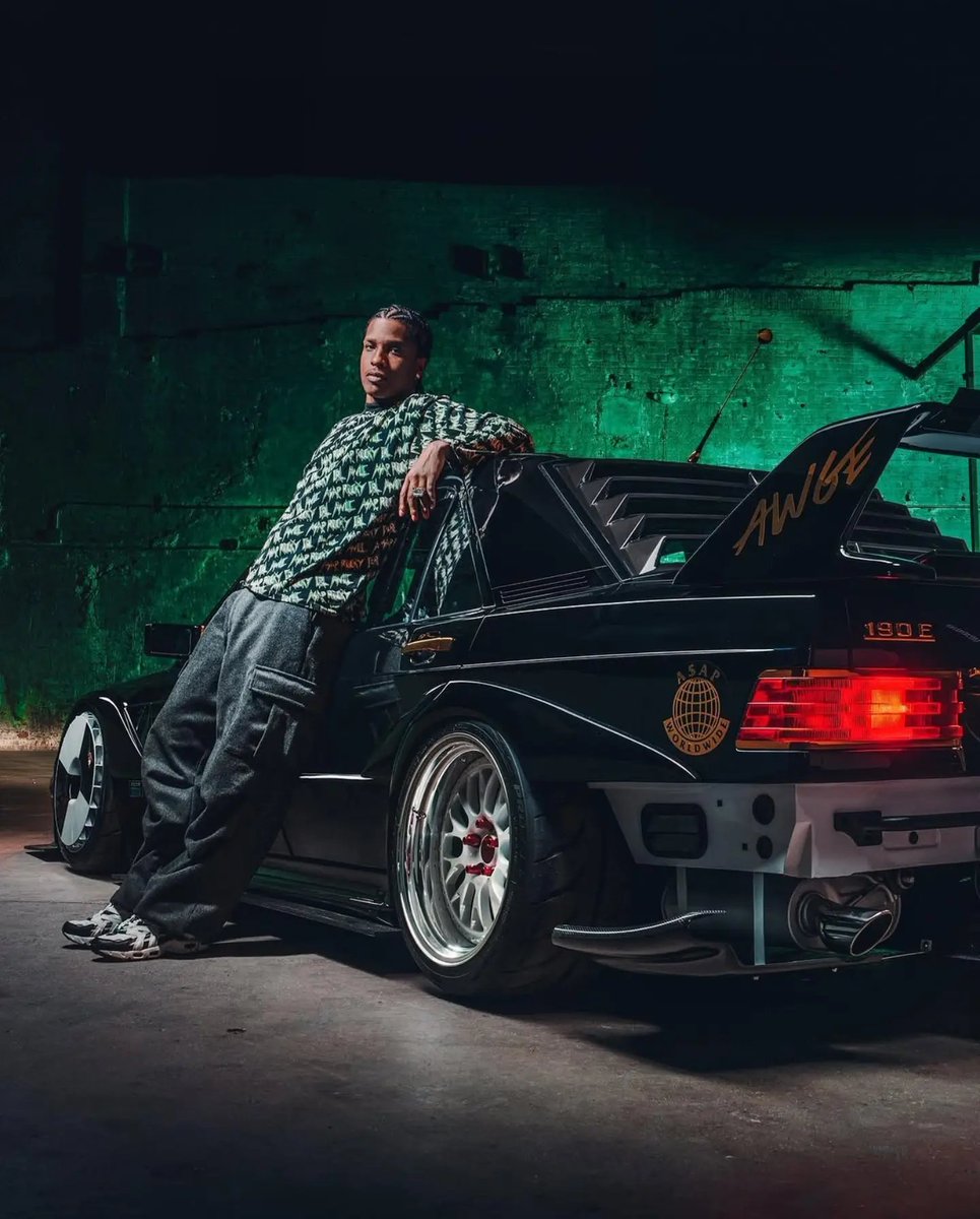 lekan897's tweet photo. ASAP Rocky’s Mercedes-Benz 190E, inspired by the 2022 Need for Speed Unbound hero car https://t.co/bTP9LX4XHl