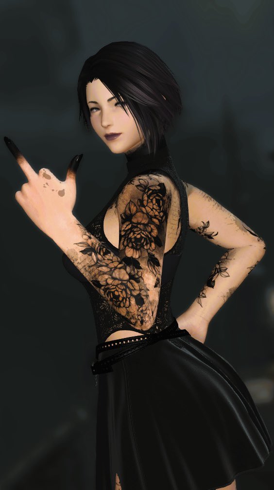 SpookyNemmy's tweet photo. So recently was gifted a laptop thanks to a good friend and I’ve made my first gpose on my own! 
Be nice please :3 

#ffxivgpose #ffxiv #ffxivmidlander #gpose #GPOSER https://t.co/CjO2szfRrG